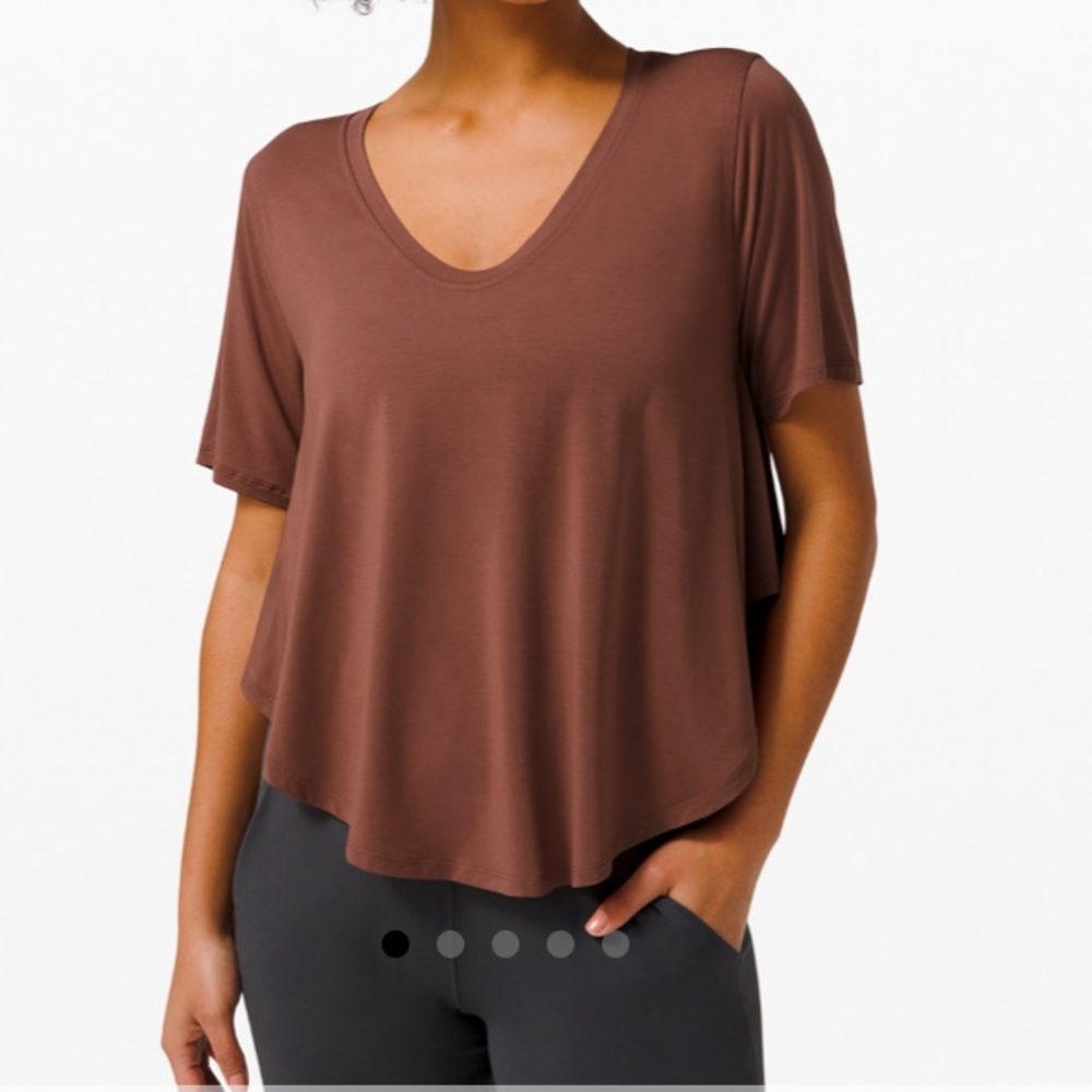 NWT Lululemon Up For Down Time short sleeve